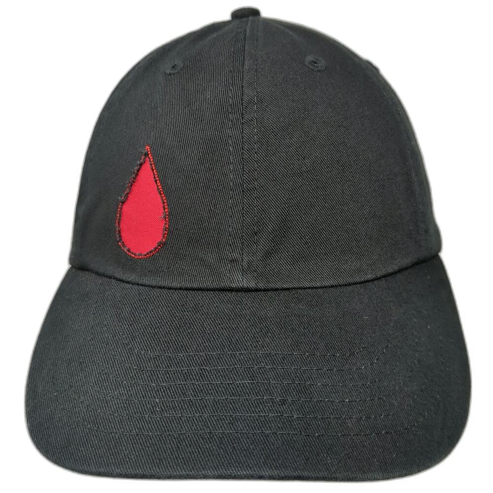 Above The Brim Baseball Cap Black One Size Red Blood Drop Team Sir Huxley Hat